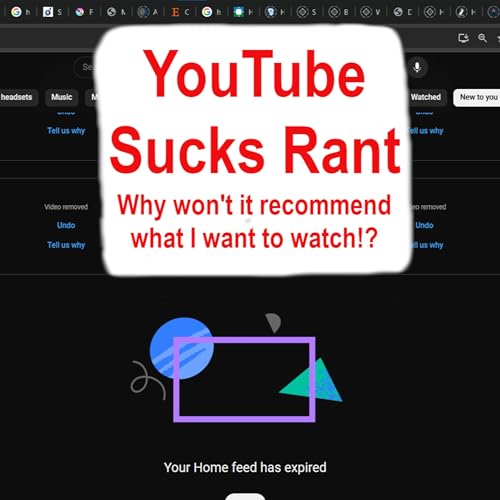 YouTube sucks rant - Why don't I get recommendations from creators I want to see? cover art