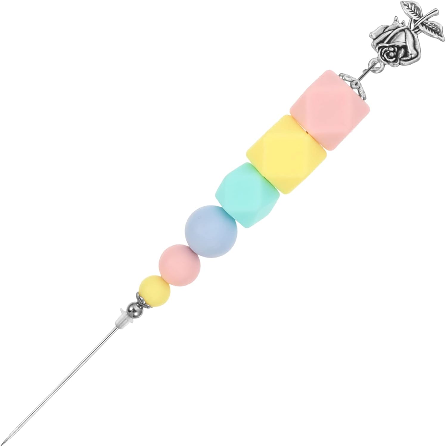 Angoily 6.49 Inch Cake Stirring Needle with Protective Lid Baking Tool for Cookie Scribe and Biscuit Making Kitchen Utensils