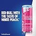 Red Bull Peach Edition Sugarfree Energy Drink, White Peach, 8.4 fl. oz., Pack of 4, with 80mg Caffeine, Taurine & B Vitamins