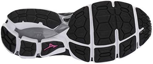 Mizuno Women's Wave Horizon 3 Running Shoe, Black-Metallic Shadow, 6 B US | Image 3