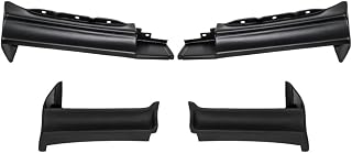 Full 4pc Set for Buick for Regal for Sport Base/for Limited 1981 for Estate Wagon 1982 T-Type 1983-1986 & Grand for National 1984-1987-Black,ABS Plastic