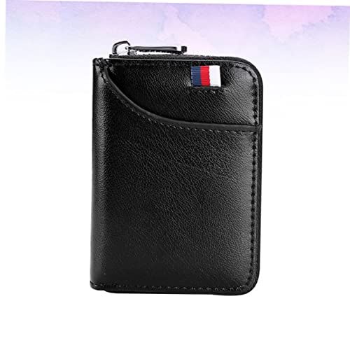 FRCOLOR 1Pc Rfid Shielding Wallet Stylish Theft Brush Purse with Coin Pocket for Daily Use Black Durable Convenient Design for School Work Shopping4