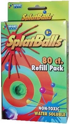 SplatBalls for supasplat 80 ct refill pack (NON Toxic water soluble)