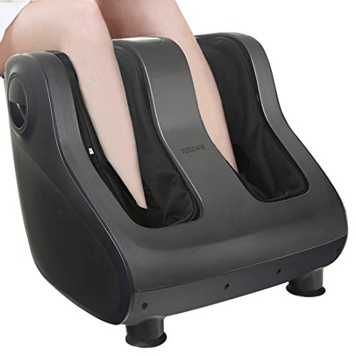 TISSCARE Foot Massager Machine with Heat - Shiatsu Massager for Tired Feet, Leg