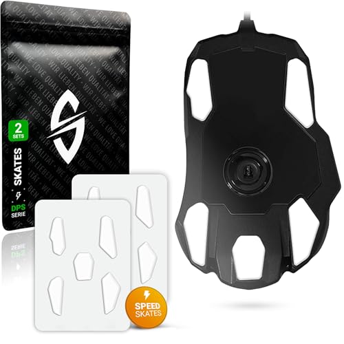 SensoryBoost DPS Glides (2er Set) kompatibel mit Roccat Kone AIMO - Ultra Schnell, Abgerundet, Langlebig - PTFE - Ersatz-Mausfüße, Skates – Gaming Maus Upgrade Zubehör