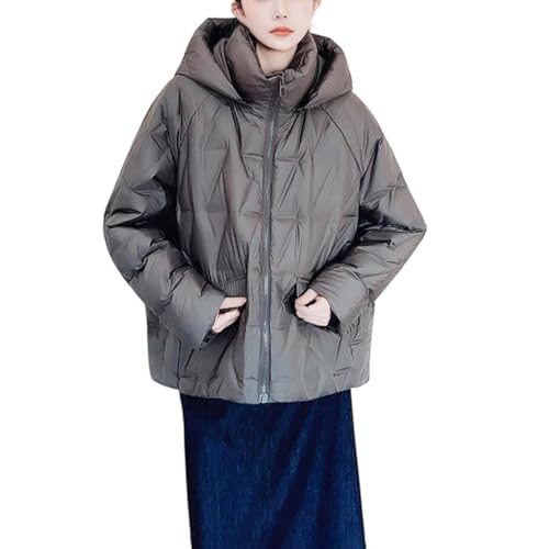 Doudoune ample à capuche Kelsiop pour femme en duvet de canard