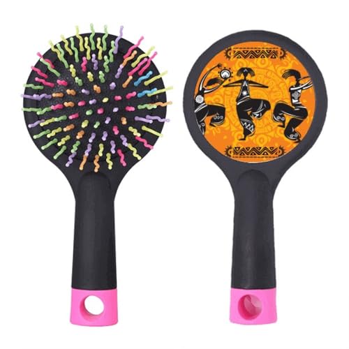 Brosse à cheveux démêlante Dance People Mexico Totems pour stopper la casse sur coussin d'air