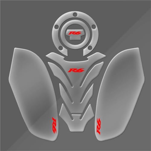 Motif arête poisson autocollant transparent pour rouler en YZF R6 sans rayure