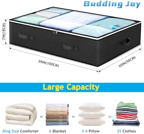 90L Under Bed Storage Containers, Closet Organizers