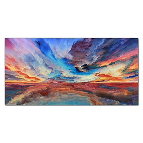 Impression sur verre de nuages pour créer une ambiance zen dans votre salon moderne