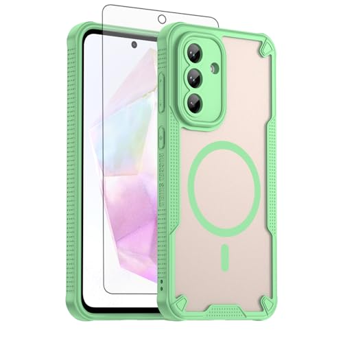 Coque Samsung Galaxy A56 5G anti-chocs et magnétique avec verre trempé