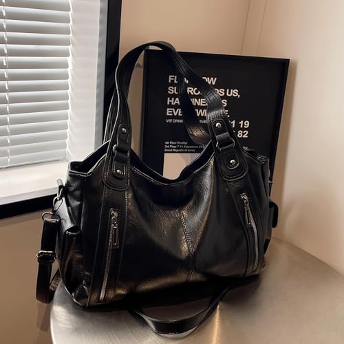 Bolso Tote Crossbody grande para mujer estilo retro miniatura 2