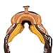 Schneiders Tooled Youth Western Saddle | Hand-Tooled Leather | Padded Suede Seat | Lightweight Fiberglass Tree | 6