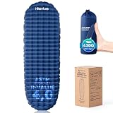 HIKENTURE Valeur-R 4 Matelas de Camping 1 Place - Ultra-léger 430g Compact