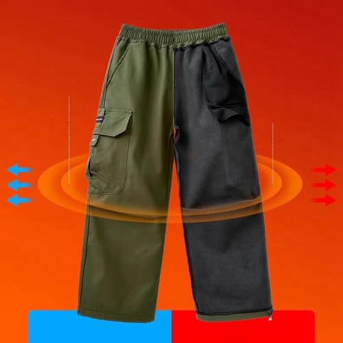 Boys Active Sweatpants Drawstring Elastic Joggers Fleece Warm Comfortable Pants for Kids School Sports Outdoor2