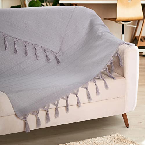 Manta Para Sofá Extra Gigante 3,00 X 2,50 Cinza Decoração Sala