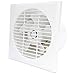 CHUANG 6 Pouces Ventilateur d'extraction Maison Salle de Bains Toilette Cuisine Ventilateur à Faible Bruit Mural extracteur Tuyau Ventilateur d'extraction