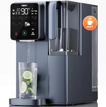 TOKIT T1 Pro Reverse Osmosis Water Filter Countertop, NSF/ANSI 58, RO Whole House Water Filter System with Remineralization and Instant Heating Tech, No Installation