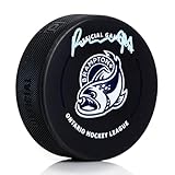 Porter Martone Signed Brampton Steelheads Official CHL Game Puck