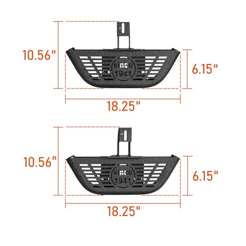 Estribos laterales Jeep Wrangler JL 2018-2026 acero 4 puertas miniatura 7
