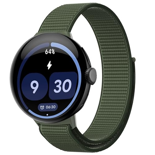 [PONATTENO] �����o���hFor Google Pixel Watch 4 45mm�Ή� �i�C�������[�v�X�|�[�c�X�g���b�v �x���N���X�g���b�v �_�炩�����ɗD���� �N�уi�C�����f�� (�A�[�~�[�O���[��)