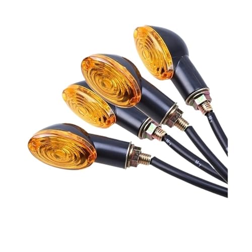 Clignotant de pour moto ambre pour Suzuki Harley scooter - Lampe clignotante universelle 4 pcs