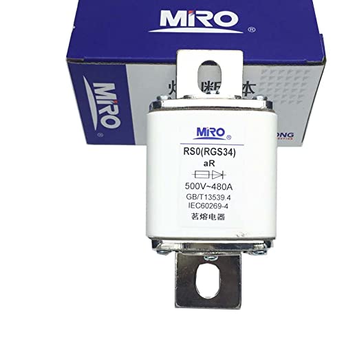 Fusible à lame RGS34 aR 500V 480A pour éviter les pannes thermiques et surcharges