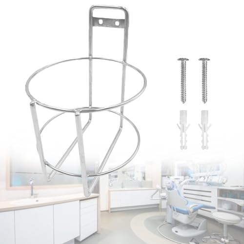 Wipes Cannister Holder for Clinic, Pet Center, School Cleaning Wet Tissues Bracket Supplies, Wall-Mount, 5.1