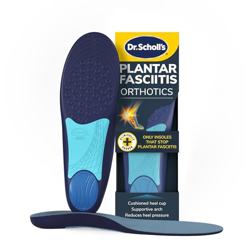 Dr. Scholl’s Plantar Fasciitis Relief Orthotic Insoles for Men - The Only Proven Insole to Stop Plantar Fasciitis from Coming Back, Immediately Relieves Pain, Heel Spurs, Arch Support Inserts