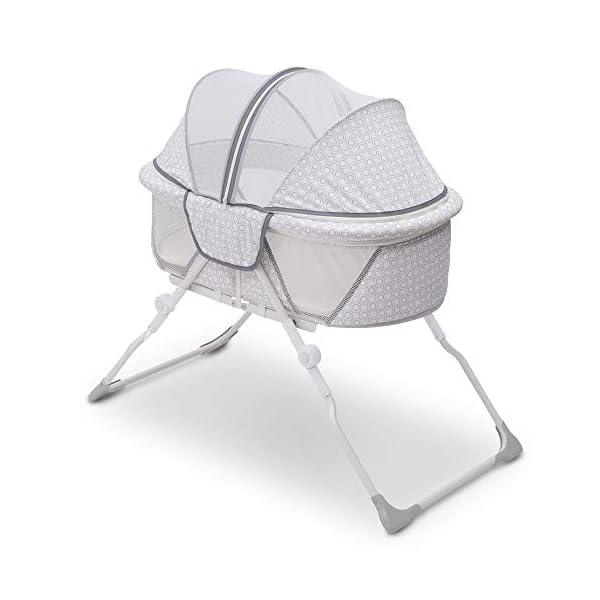 Delta Children EZ Fold Ultra Compact Travel Bassinet - Image 5