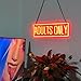 GGK Adults Only Neon Sign Man Cave Sign Red ADULTS ONLY LED Sign Neon Lights for Bedroom Wall Decor Man Cave Decor Door Mount Sign USB Operation with Switch Gifts for Boyfriend, Daddy, Man