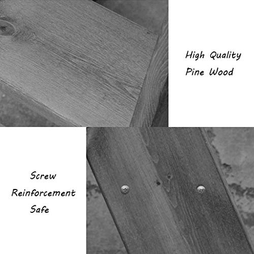 Taburete de silla de escalera de madera de 5 pasos para cocina y zapatos 3