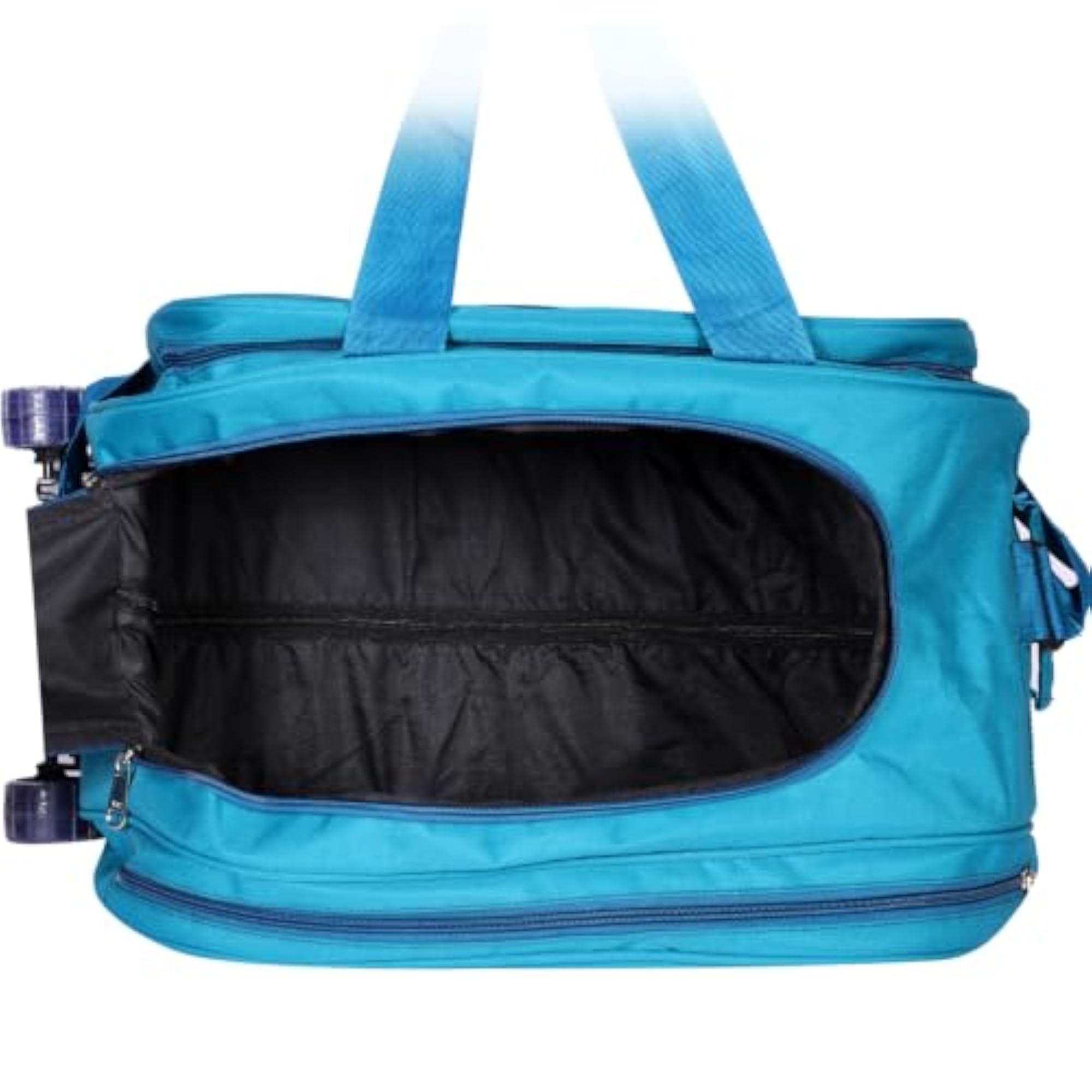 Duffel Trolley Bag with Wheels, Multicolor