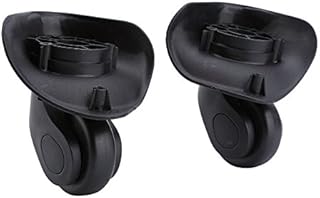 Rehomy Luggage Wheels - 1 Pair Universal Suitcase Replacement Swivel Wheels (W041-2) (Large)