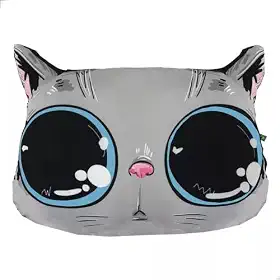 Almofada De Bichinho Gato Decoração Presente Amigo Secreto (Gato Cinza)