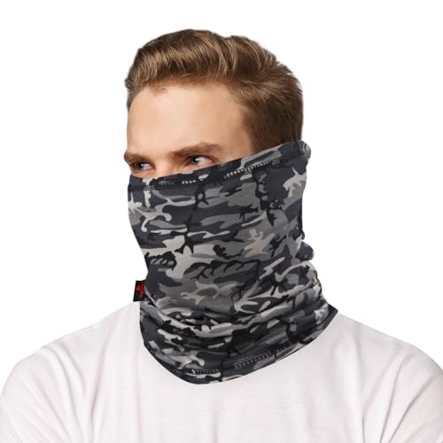 Image of FR Neck Gaiter Fire Resistant Face Mask for Emergency Prep, Wildfire Safety - Moisture-Wicking Cotton ASTM Certified