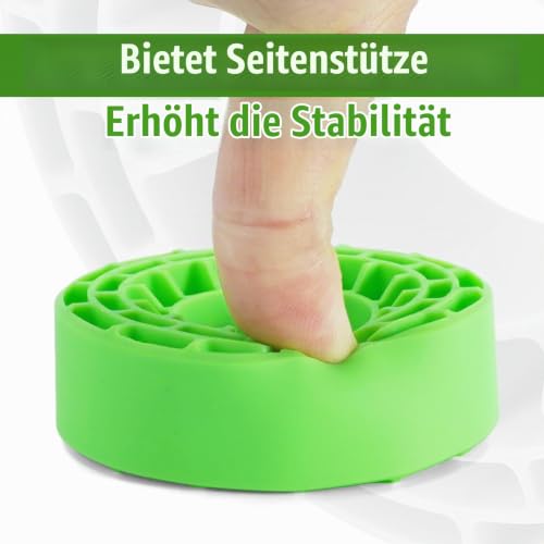 INJORA Silikon-Gummieinsätze für 62-64mm * 24mm 1.0" Reifen, Grün – Ansicht 4
