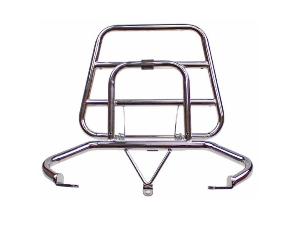 Klappbarer Chrom Gepäckträger Heckträger passend für Sym Fiddle II III 50 125 (2008-2013)