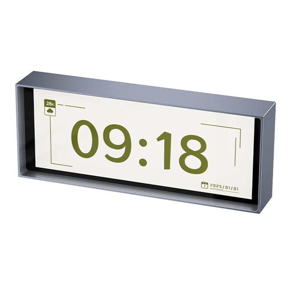 Reloj cuántico RGB inteligente con control por app y lámpara digital IPS