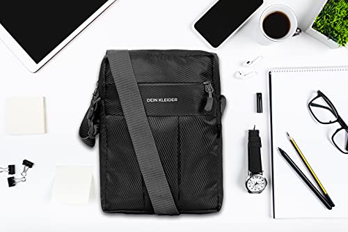 DEIN-KLEIDER-Nylon-Crossbody-Messenger-Sling-Pouch-Bag-for-Men-Women