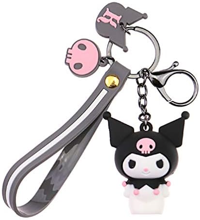 Cartoon Keychain Keyring Bag Buckle Purse Pendant Car Mobile Ornament Pendant