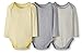 Produktbild Hanna Andersson Moon and Back Body für Babys, langärmelig, Bio-Baumwolle, 3 Stück, gelb, 0 Monate (45 CM)