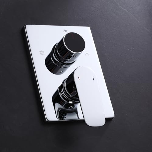 Colonne douche salle de bain en laiton de qualité supérieure gris - 6