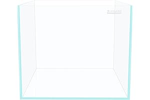 7 Gallon Aquarium Glass Tank - Crystal Clear Betta Tank for Aquatic Pets