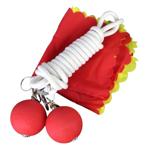 Generisch Pelota de fitness Hammer - Pelota de meteorito elástica sólida para entrenamiento de artes marciales | Balón de fitness de doble bola para levantamiento de pesas para ejercicios de kung fu |