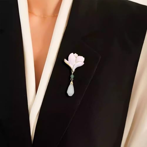 Image of HETICA Women Animal Floral Brooch Pin Accessory Perfect as a Gift for Anniversary Celebrations, Parties, Or Everyday Wear