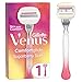 Produktbild Gillette Venus Comfortglide Festival Rasierer Damen, Damenrasierer + 1 Rasierklinge mit 5-fach Klinge, die für eine gründliche Rasur und vollkommen glatte Haut sorgen