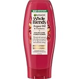 Garnier Whole Blends Conditioner with Argan Oil & Cranberry Extracts, Color Care, 12.5 fl. oz.
