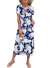 Blue Wt Floral Charm