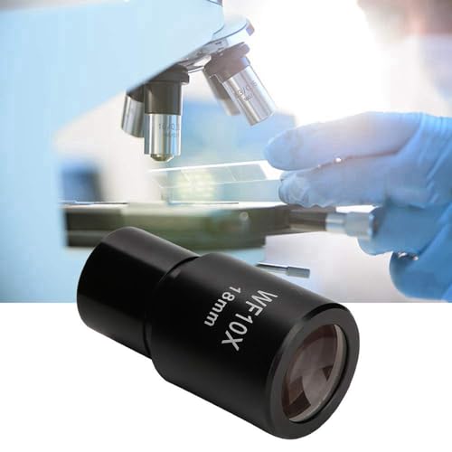 Baglaum 4X 10X Microscope Eyepiece Wide Angle Optical Lenses Adapter Field 18mm Professional Ocular Lens Standard - Thumbnail 6